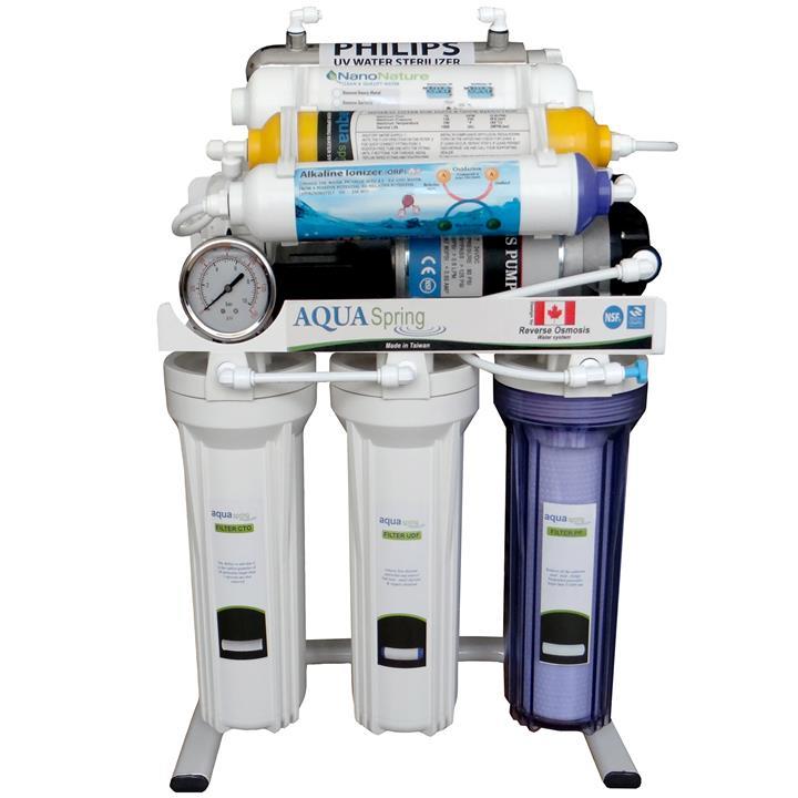 دستگاه تصفیه کننده آب آکوآ اسپرینگ مدل RO-S10-NATURE2200
